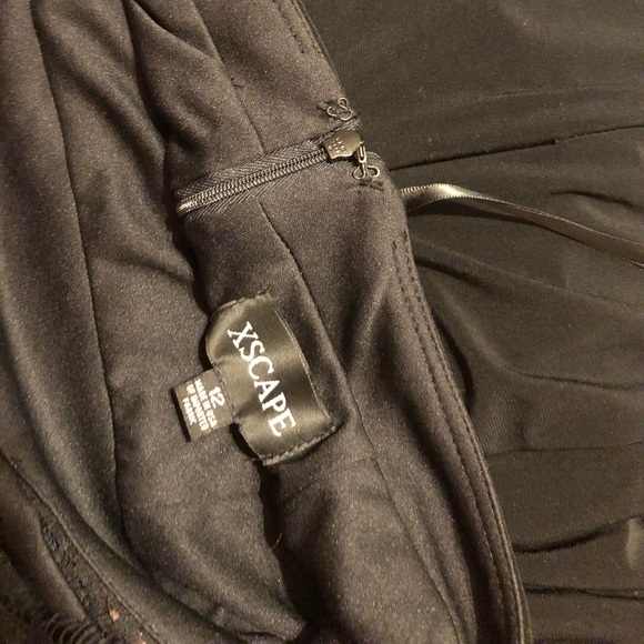 Black mermaid formal dress - Picture 4 of 5